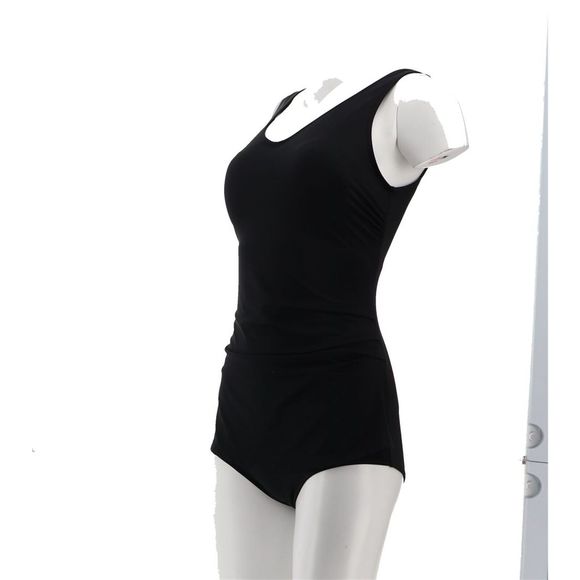 Kim Gravel x Swimsuits All Sarong Front 1Pc Suit Onyx A4819062 - Picture 2 of 9